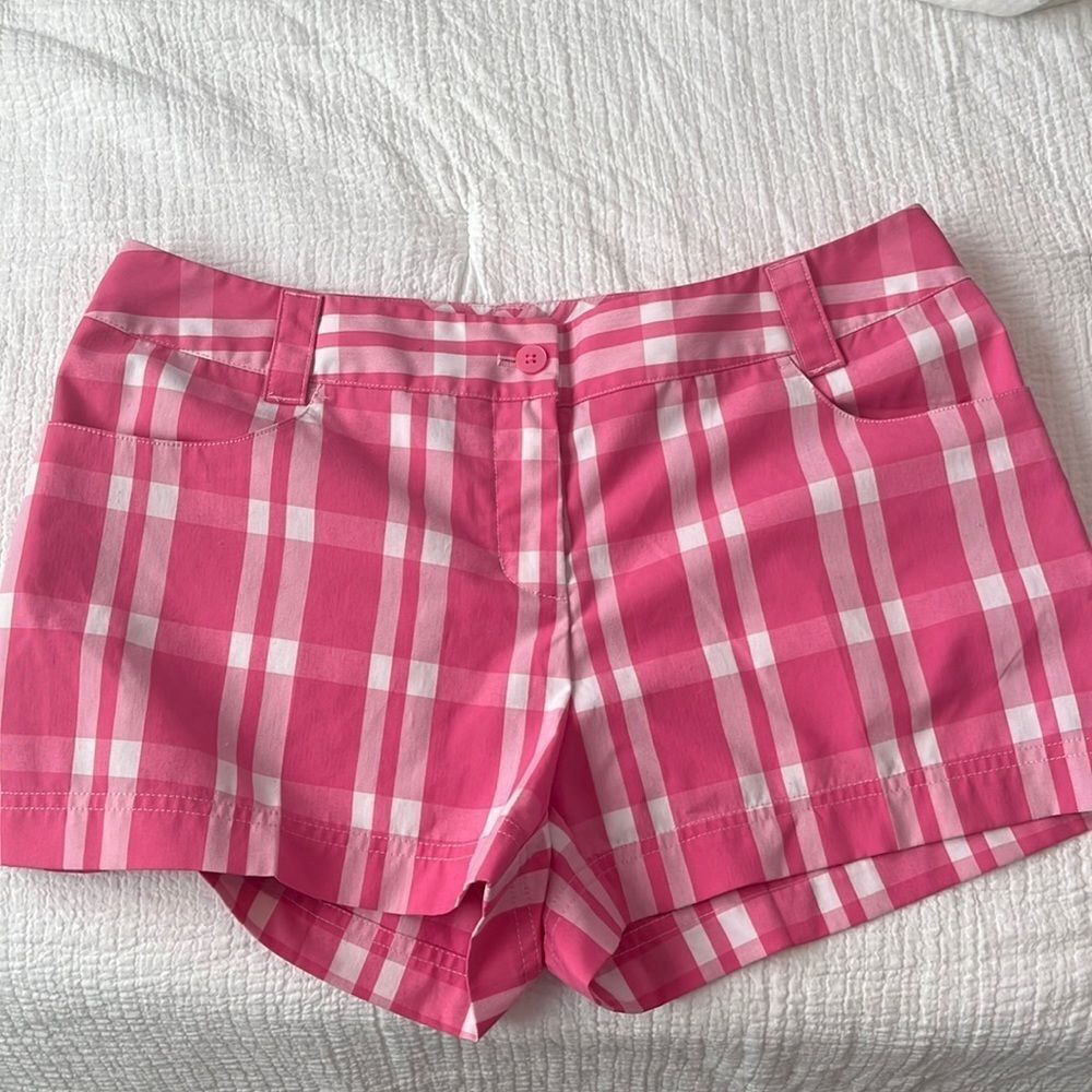 ADIDAS Plaid Golf Shorts